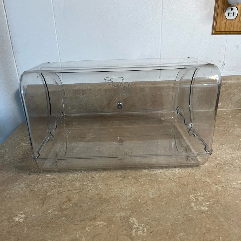 Clear Acrylic Bread Box